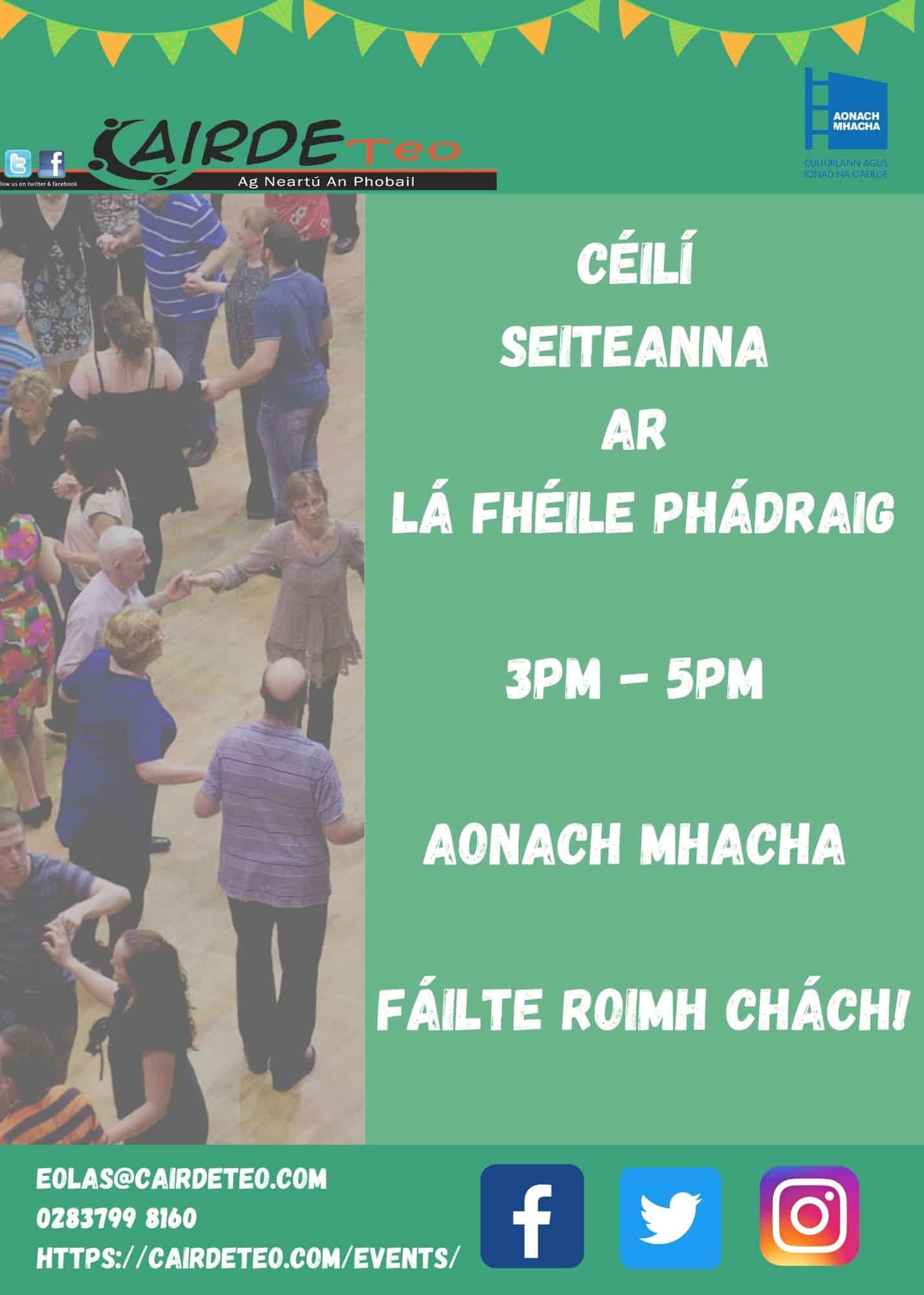 Céilí Seiteanna ar Lá Fhéile Phádraig